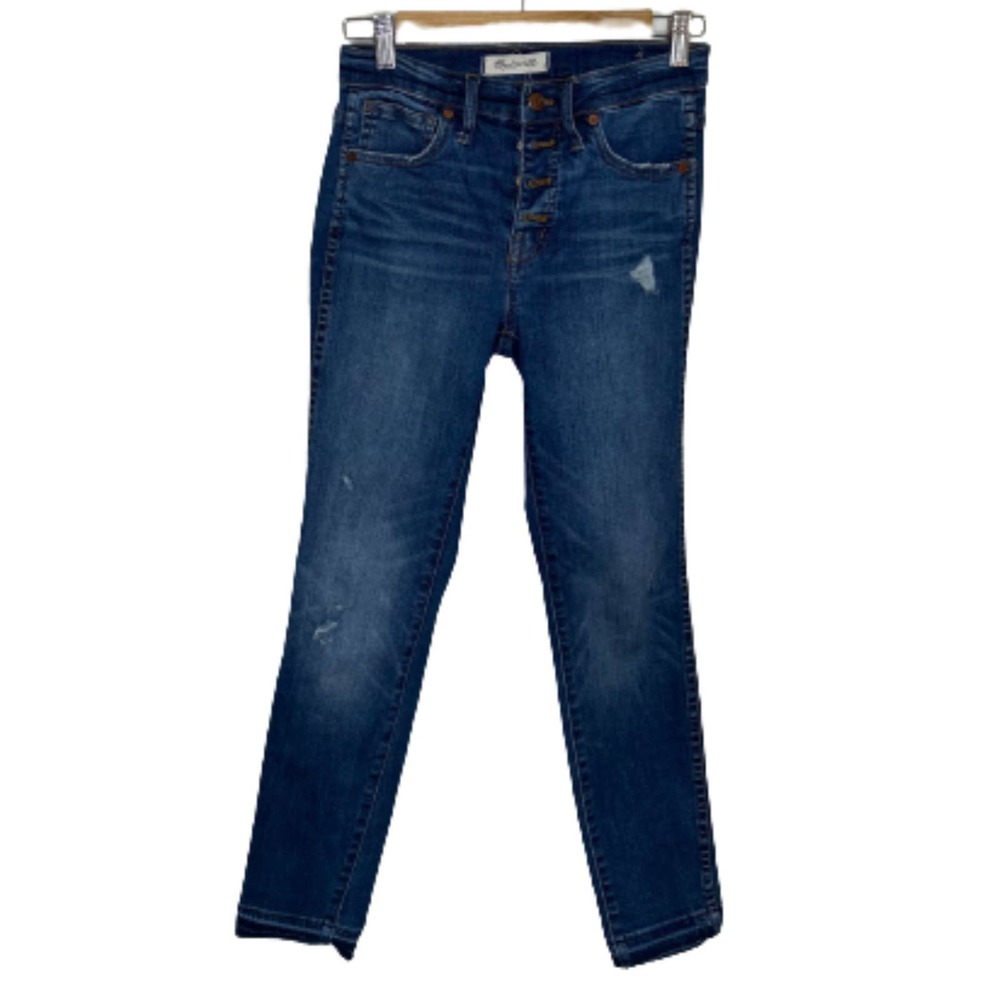 Madewell 10” High Rise Skinny Button Fly Jeans | Size 25 - Picture 2 of 16